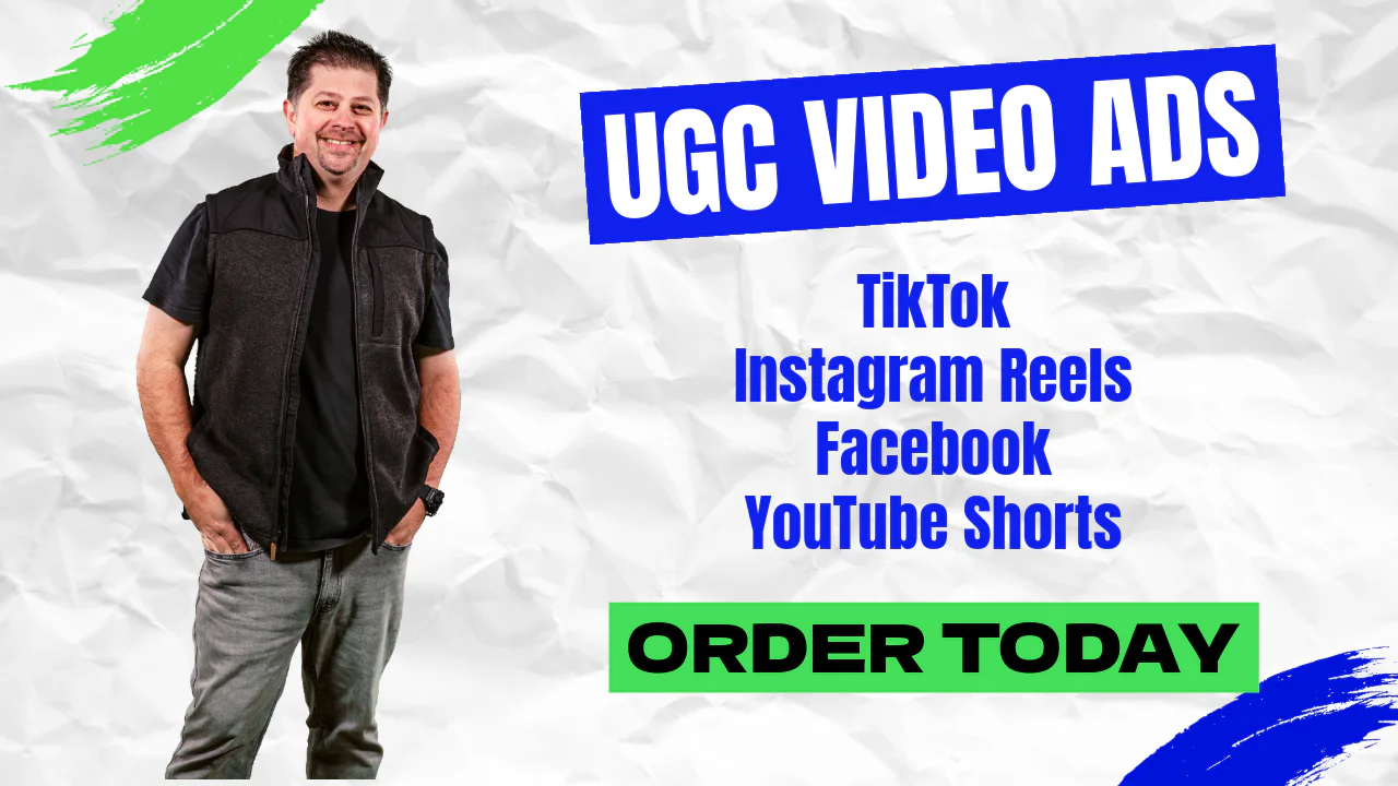 UGC video production for TikTok, Instagram Reels, Facebook, and YouTube Shorts