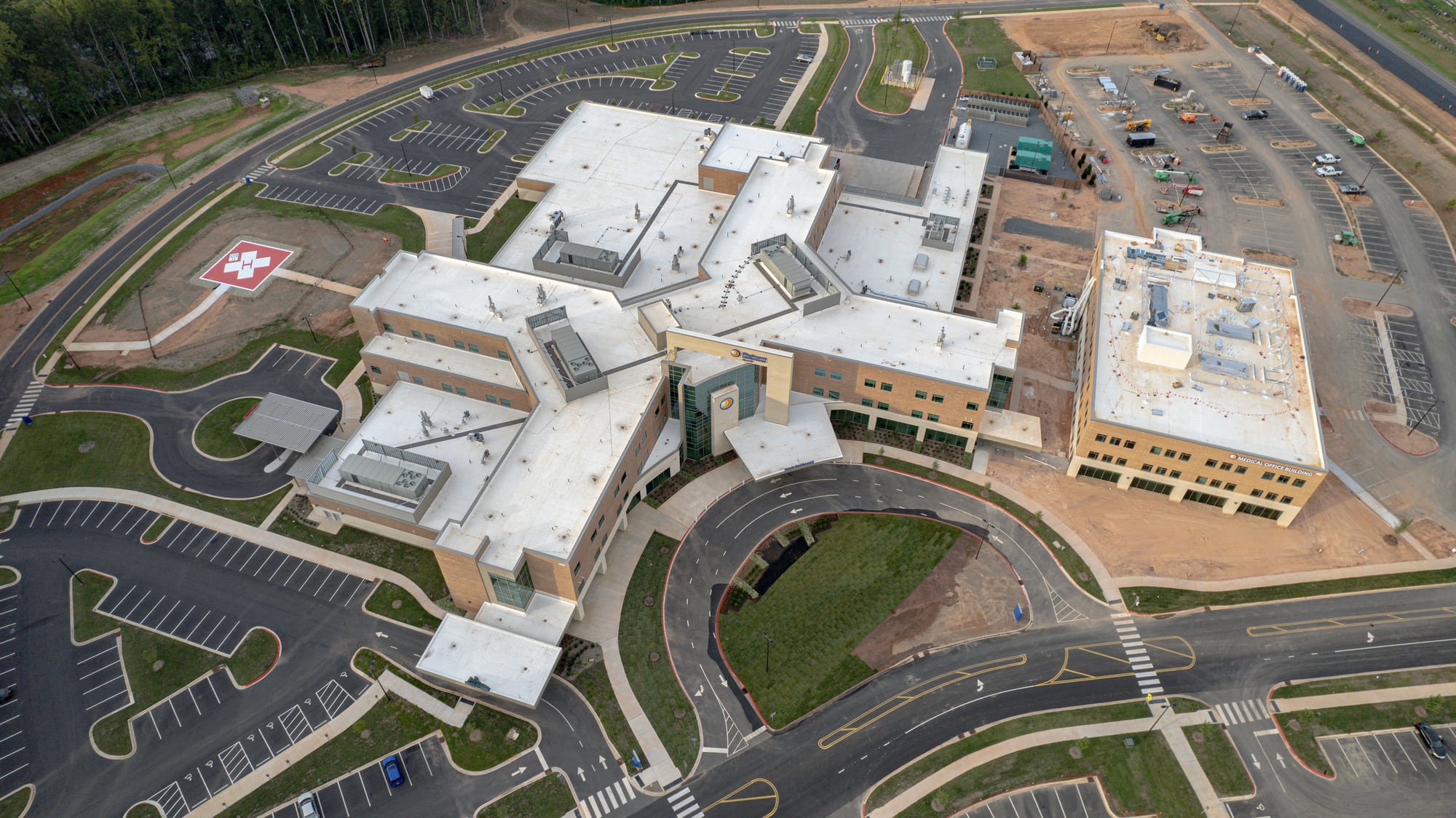 Piedmont Medical Center in Fort Mill, South Carolina while under construction