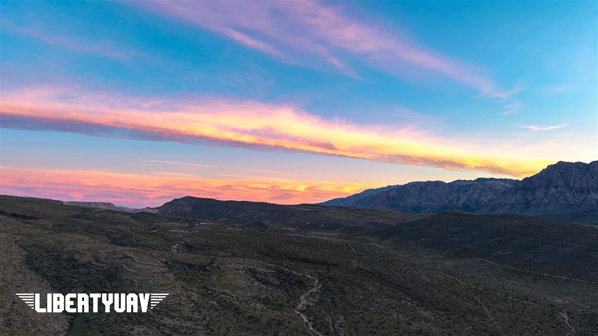 Desert landscape near Red Rock Canyon, Las Vegas, NV