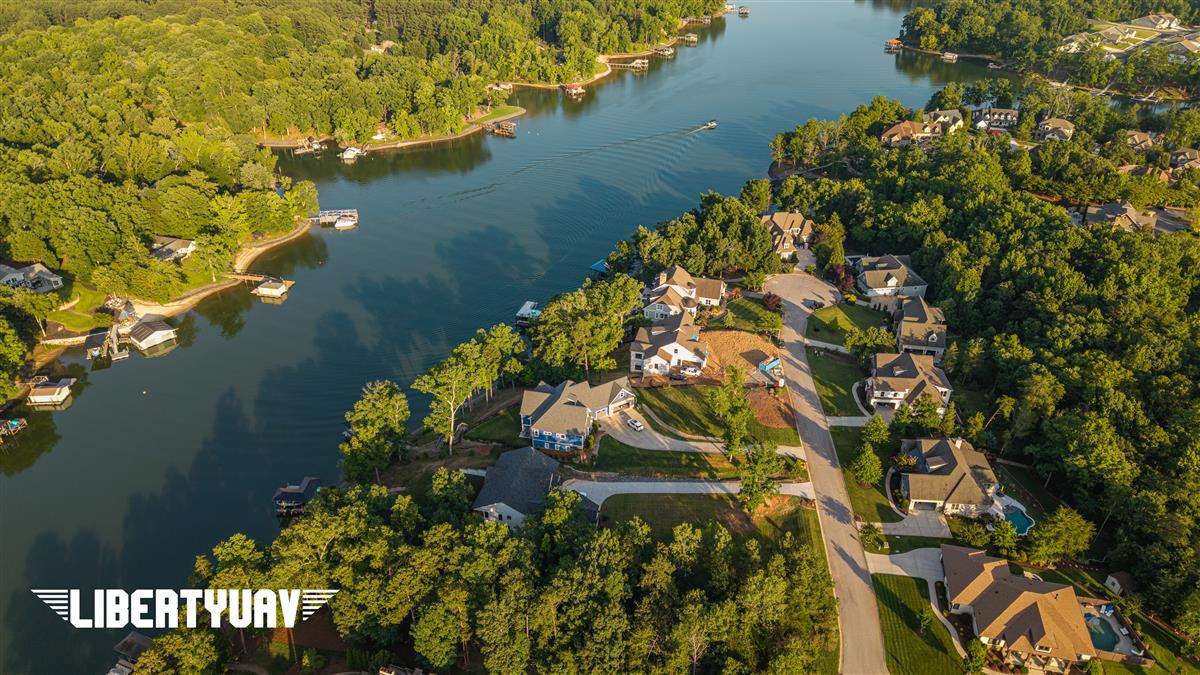 Construction progress at a Rivergrass Lane home, Lake Wylie, SC